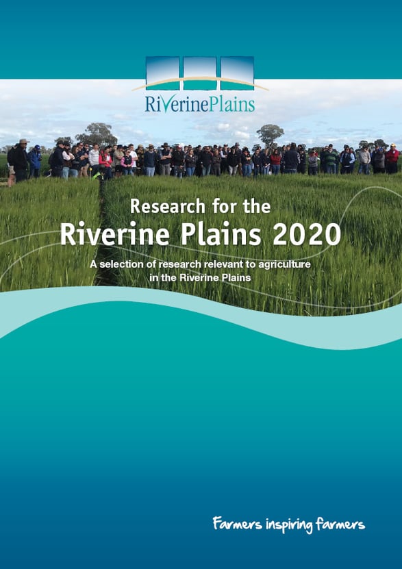 Riverine Ranch Research for the Riverine Plains 2020