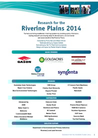 Research for the Riverine Plains 2014 FC image