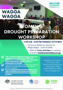 Women's drought preparation workshop, Wagga